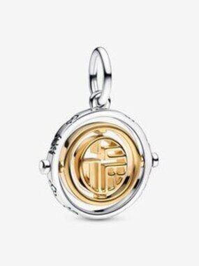 Two-tone F�� Spinning Dangle Charm